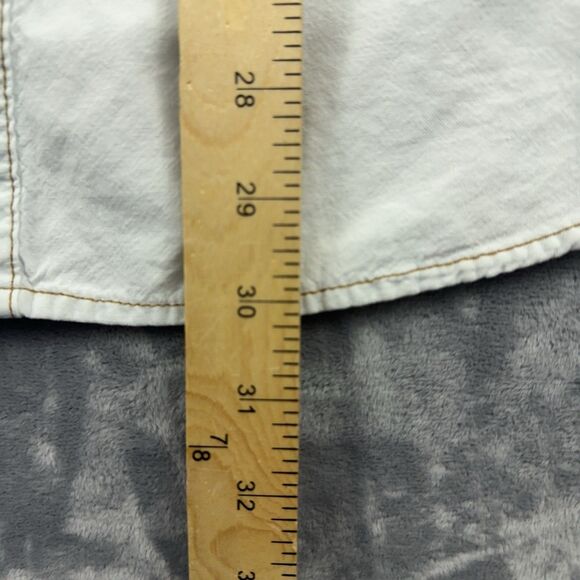 Vintage 1990's Get Used By Elie Shirt Mens Size M White Snap Button Up Oversized - Picture 8 of 8